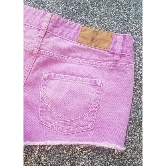 Victoria's Secret PINK neon purple cut off shorts - Picture 9 of 9